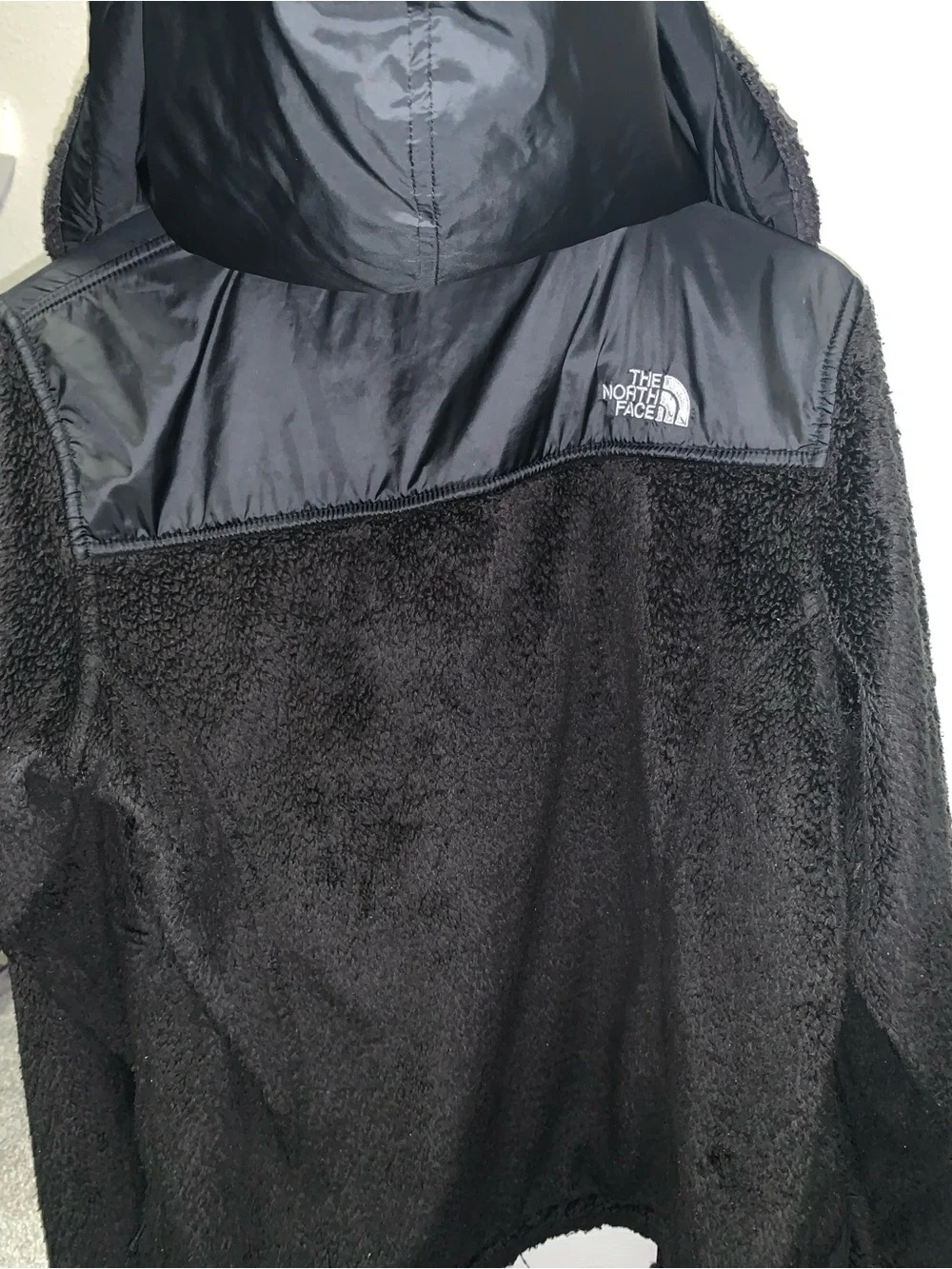The North Face Black Sherpa Fleece Hooded Jacket